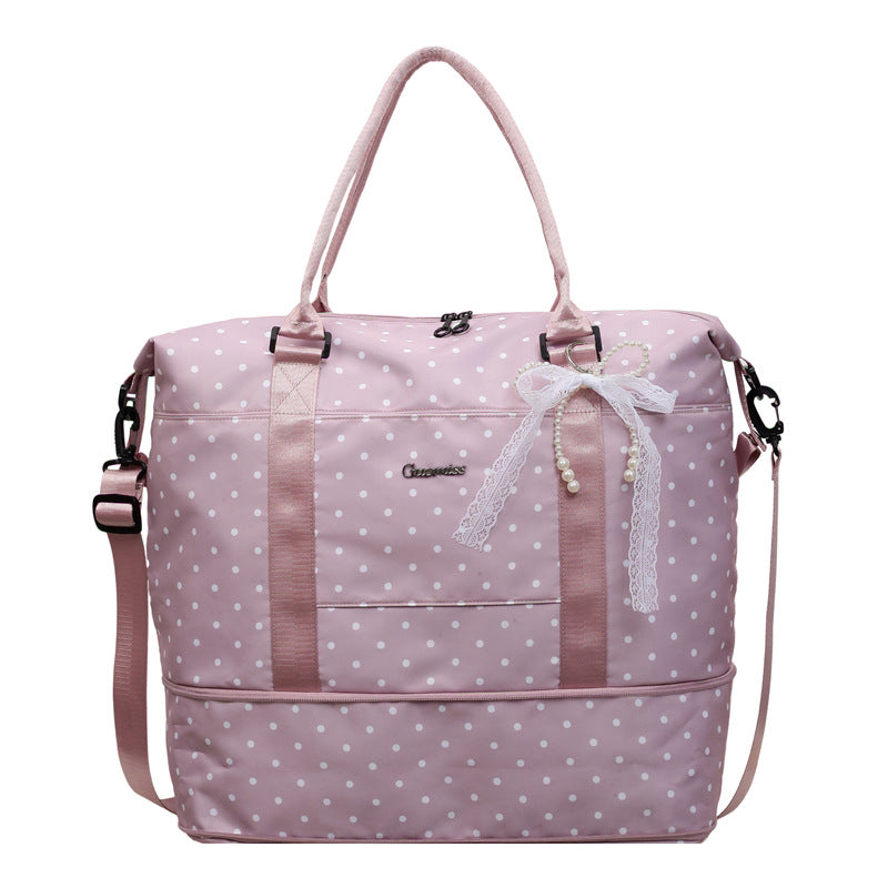 Chic Polka Dot Weekend Duffel Bag Kalsten