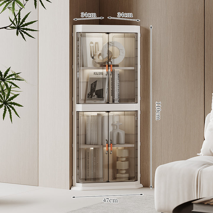 Corner Display Storage Cabinet Kalsten