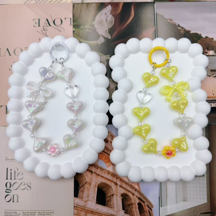 Decorative Heart-Shaped Keychain kalsten