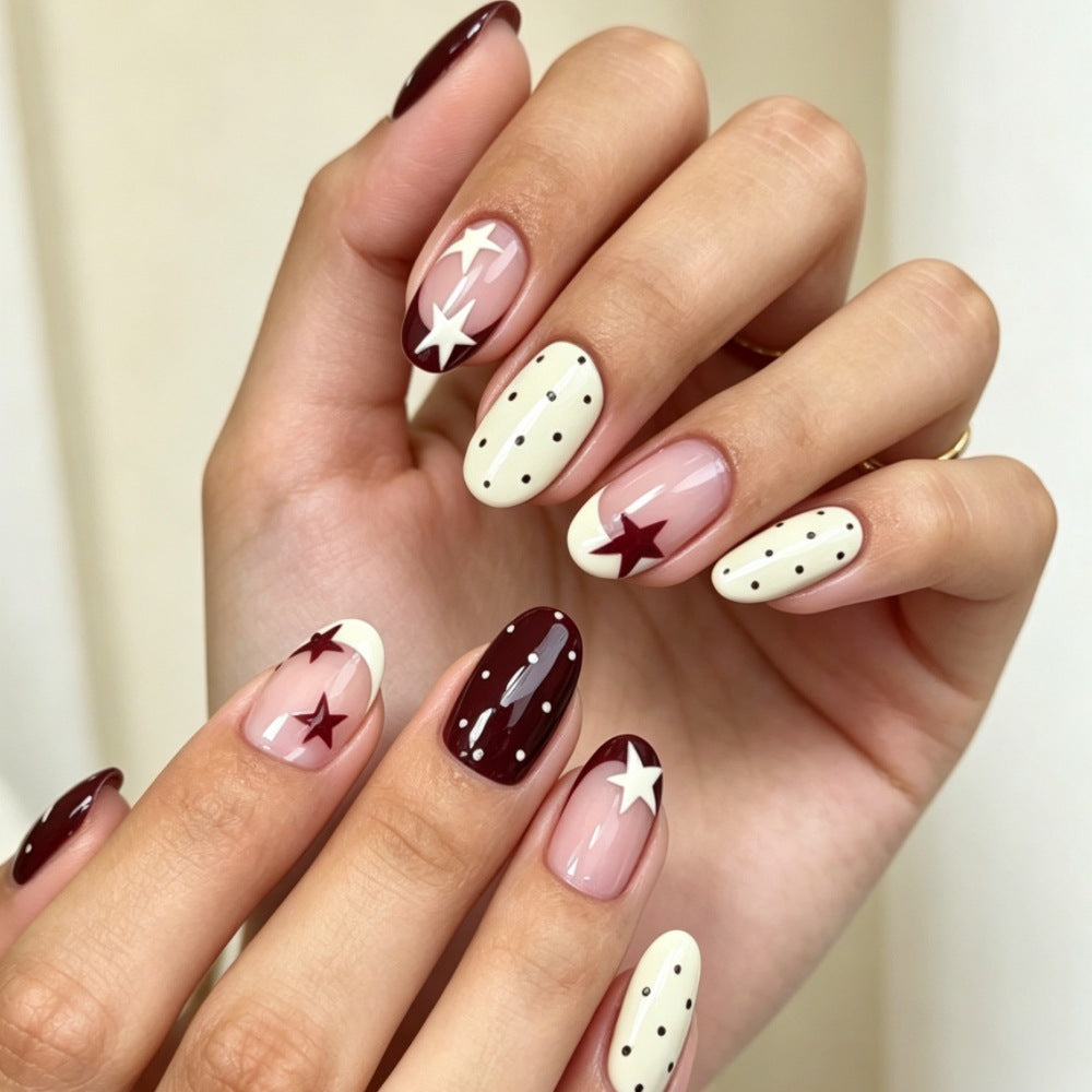 Classic Square-Shaped Press-On Nails