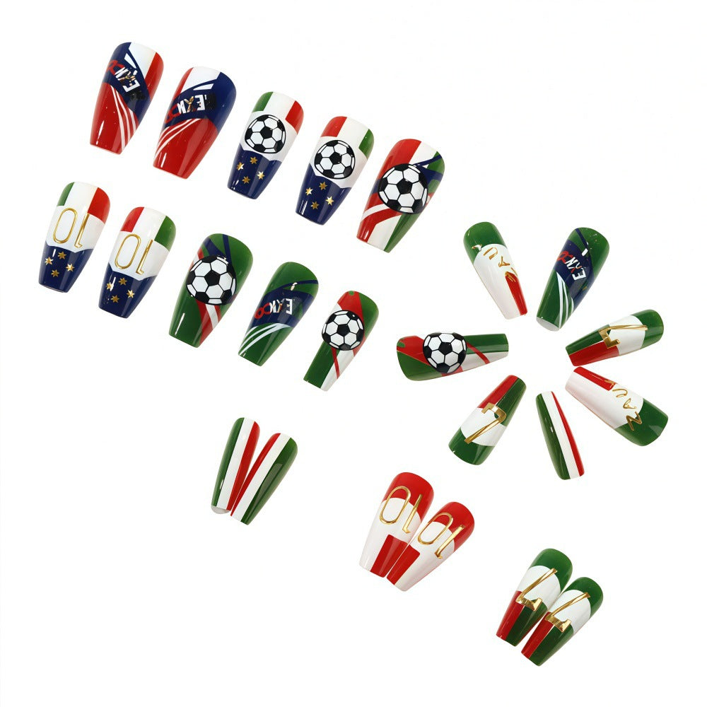 Sporty Nail Art Design Kalsten