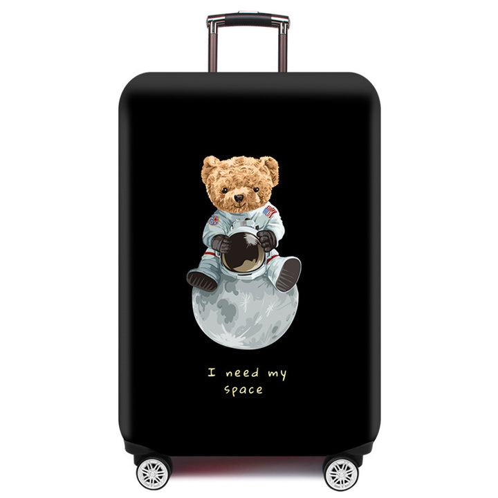 Ladies hard shell suitcase with cute bear design Kalsten