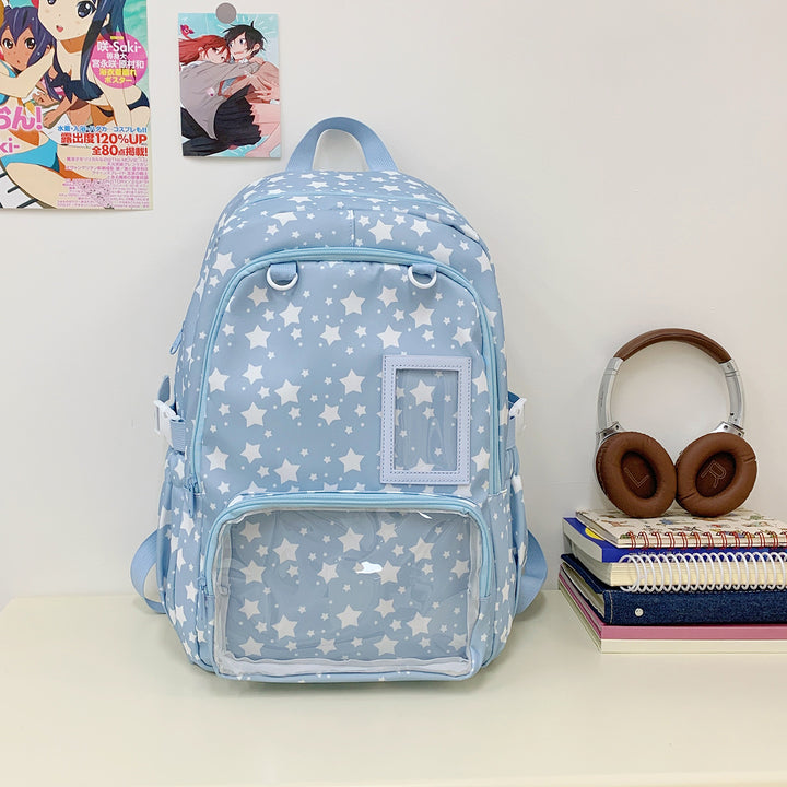 Adventurous Star-Patterned Backpack Kalsten