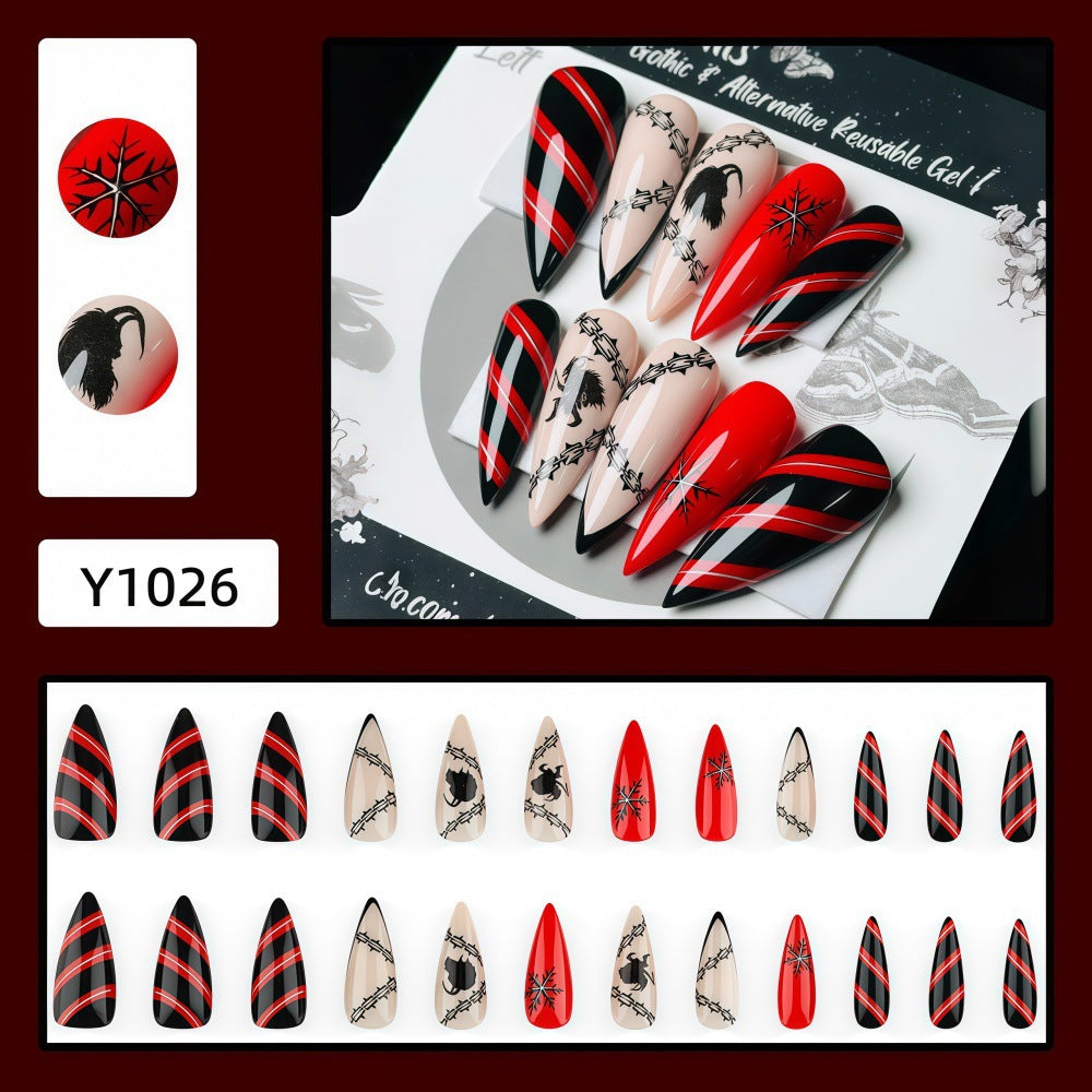 Artificial Nails in Modern Tribal Design Kalsten