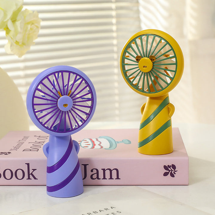 Women portable USB hand fan with cute design Kalsten