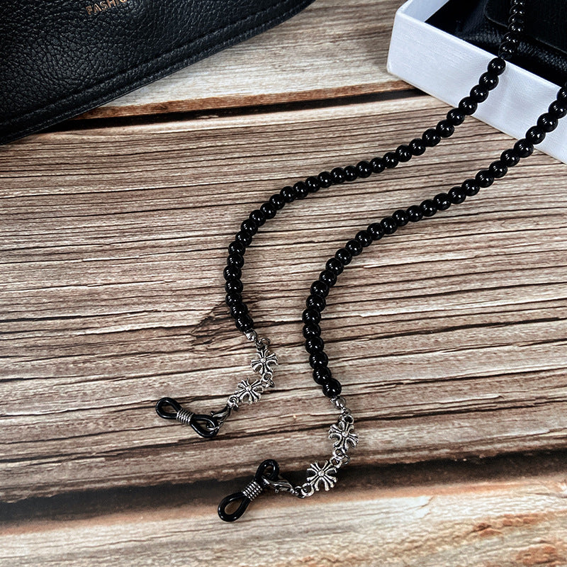 Fashionable glasses holder chain with beads Kalsten