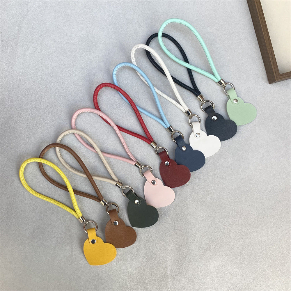 Leather Heart Keychain kalsten