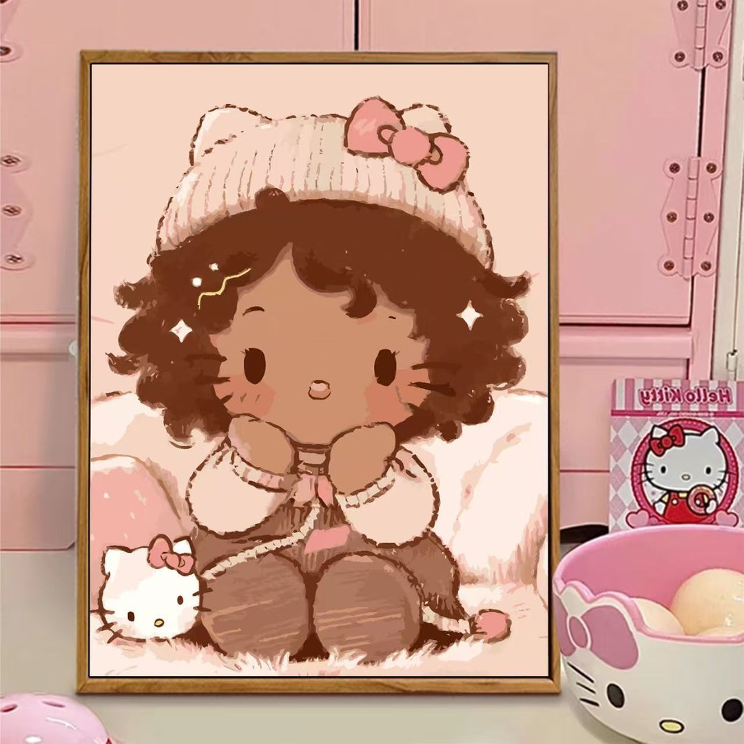 Cute Cartoon Character Canvas Art Kalsten