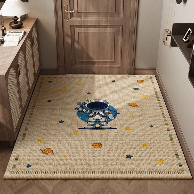 Astronaut-Themed Decorative Area Rug Kalsten