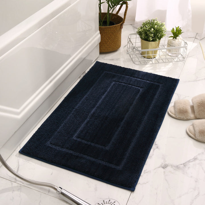 Soft Textured Rectangular Bath Mat