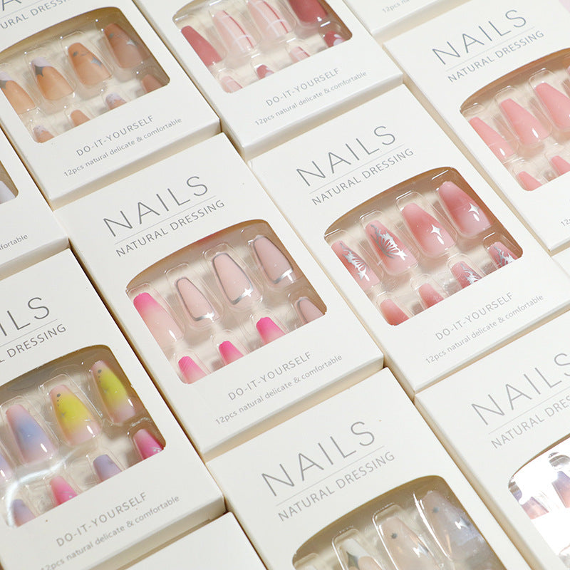 DIY Natural Dressing Press-On Nails Kalsten