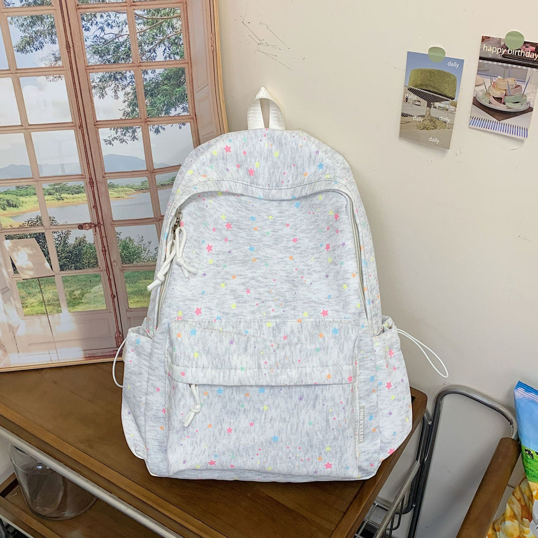 Star-Embellished School Backpack Kalsten