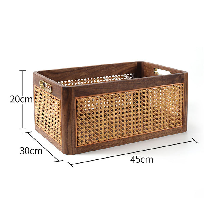 Artisan Handwoven Storage Crate Kalsten