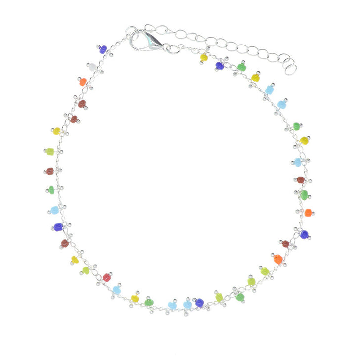Colorful Beaded Ankle Bracelet Kalsten