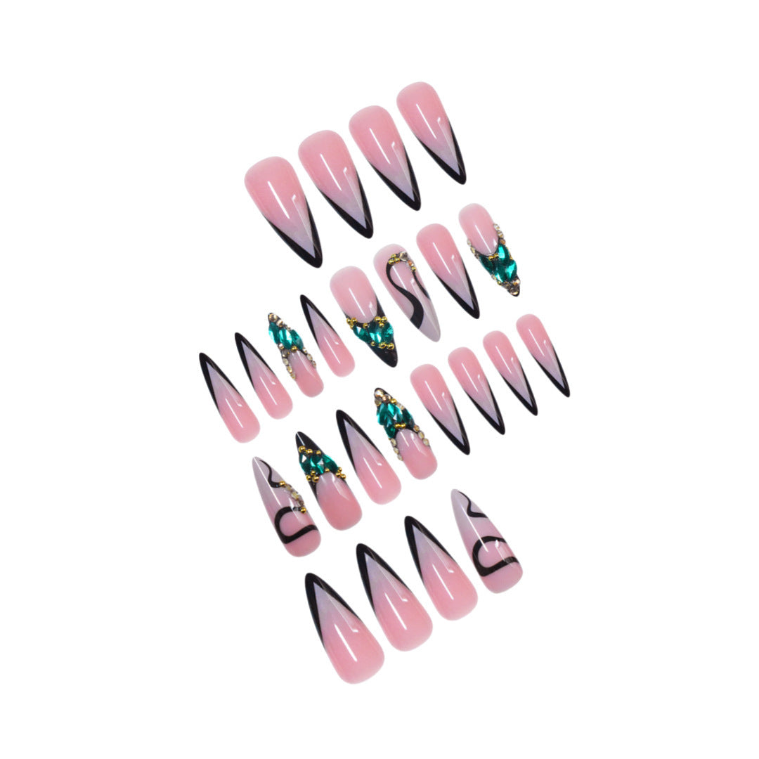 Glamorous Stiletto Nail Extensions Kalsten