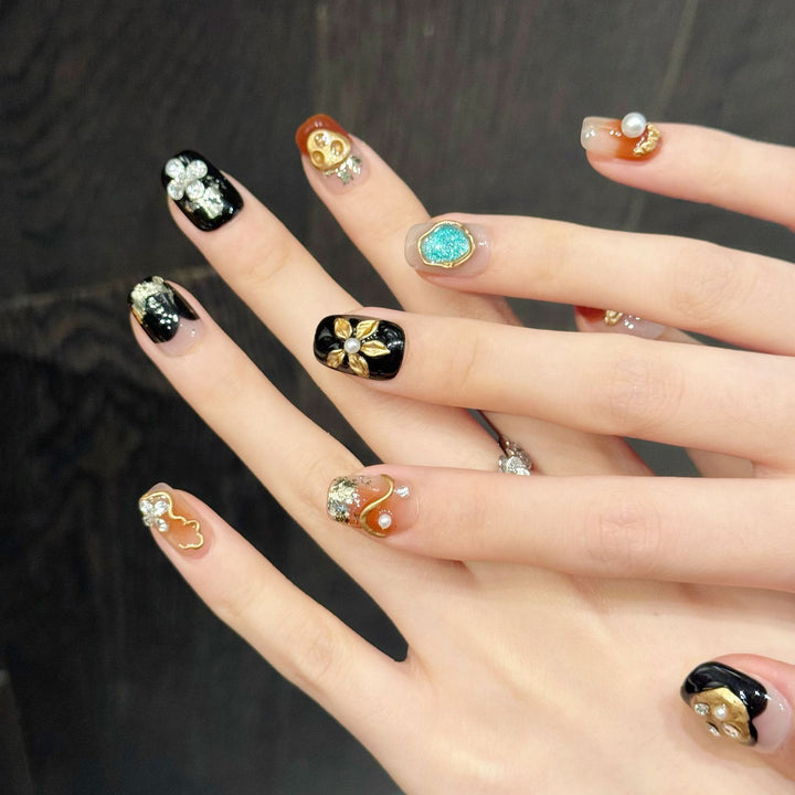 Artisan Decorative Press-On Nails