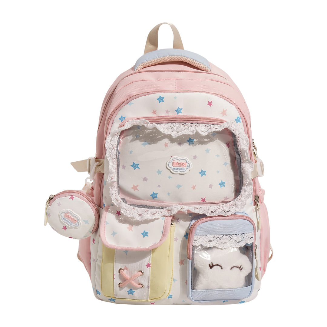 Whimsical Star-Embellished Cute Backpack Kalsten