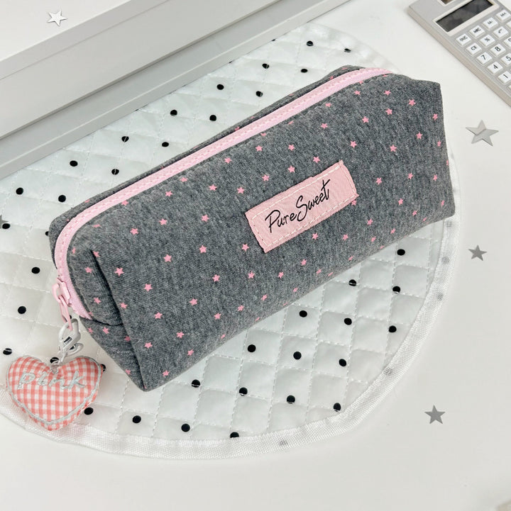Stylish Star Print Pencil Pouch
