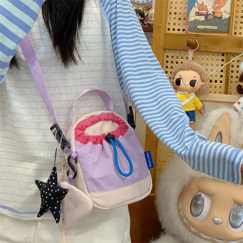 Compact Drawstring Bucket Bag Kalsten