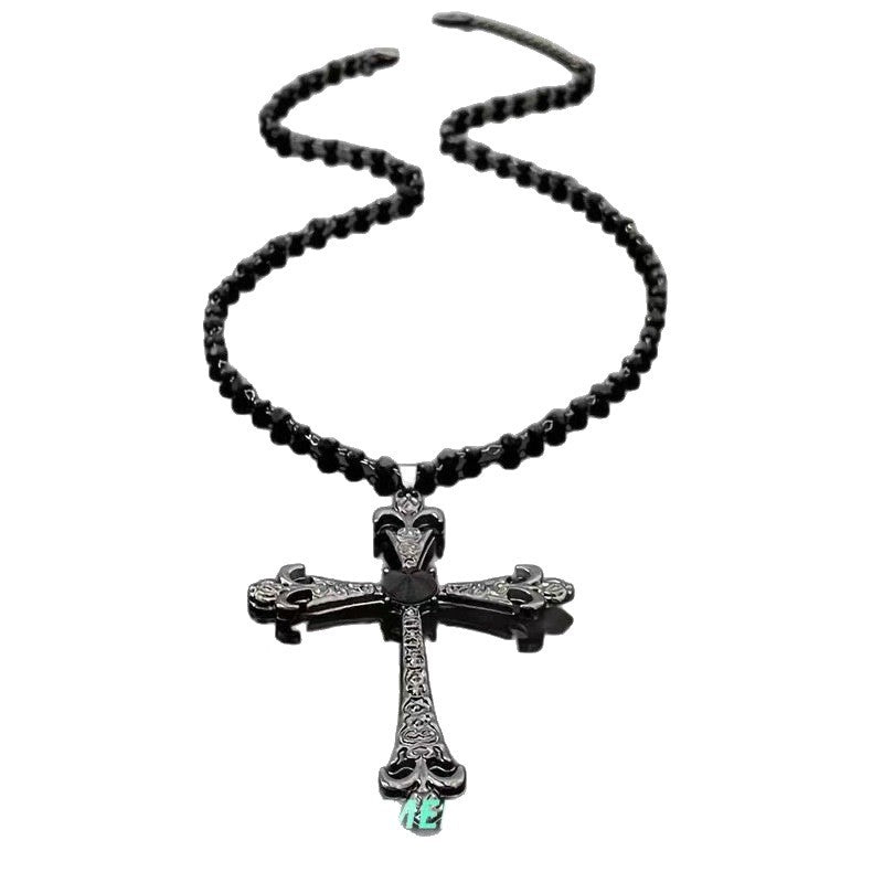 Decorative Cross Pendant Necklace Kalsten