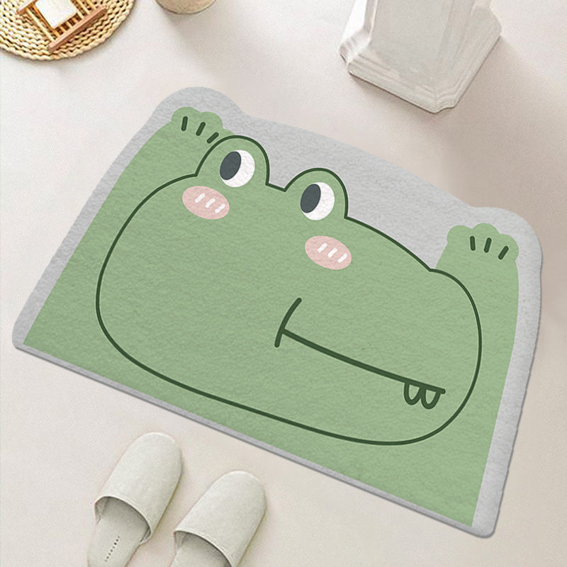 Cute Cartoon Food-Themed Bath Mat