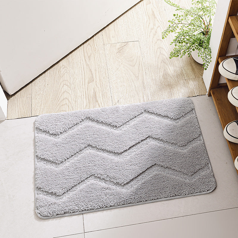 Chevron Pattern Bath Mat