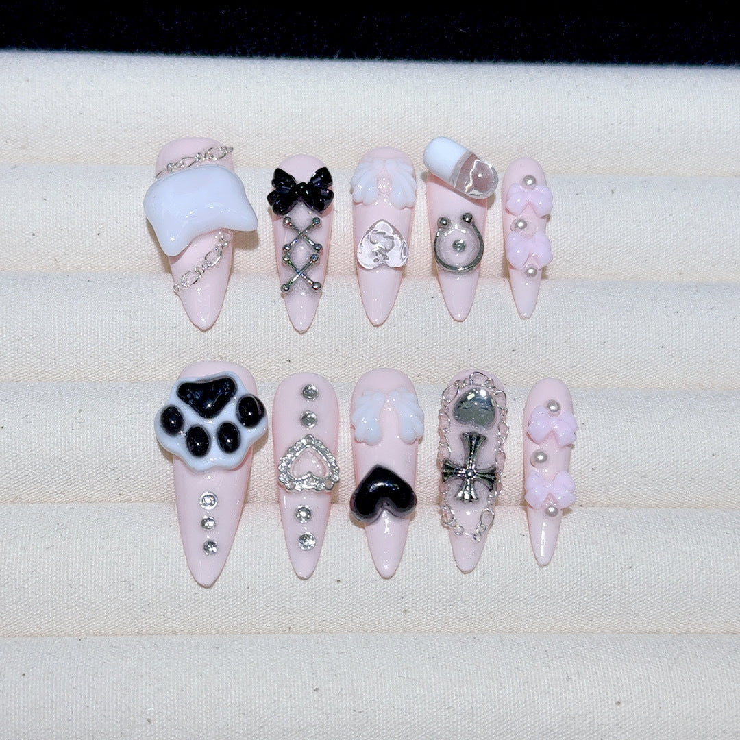 Premium Decorative 3D Nail Art Tips