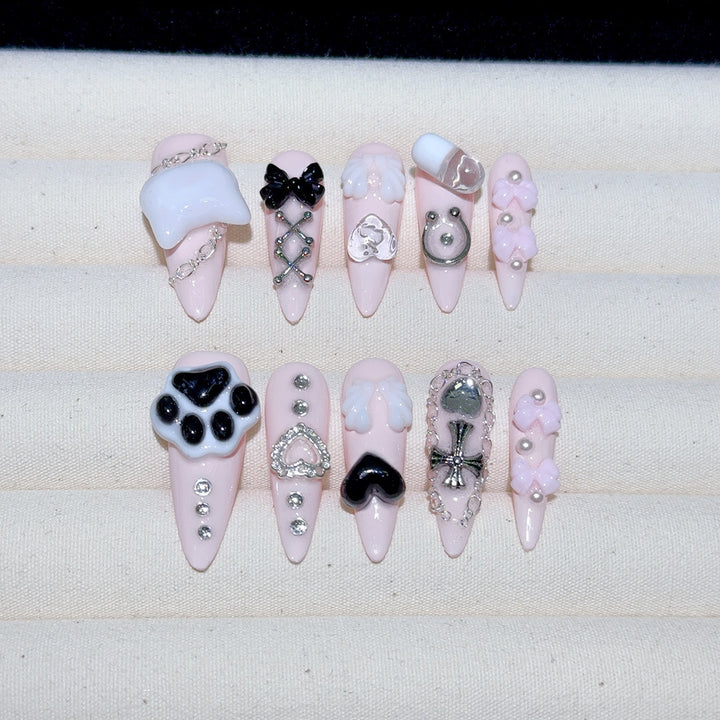 Premium Decorative 3D Nail Art Tips