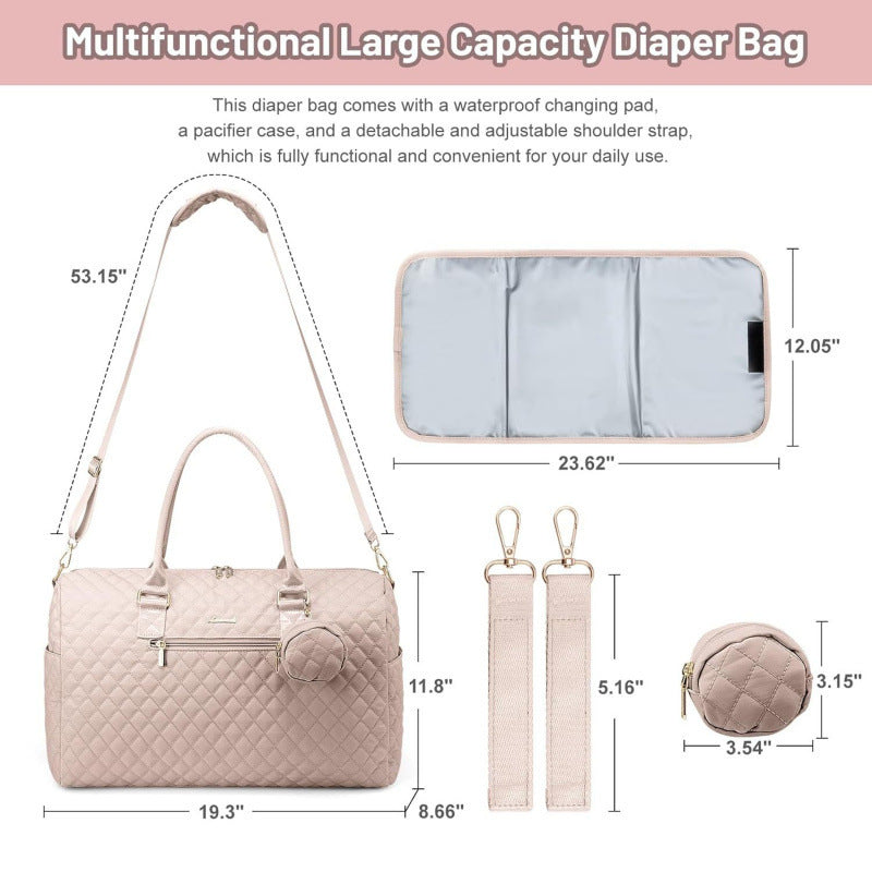 Quilted Multi-Functional Travel Duffle Bag Kalsten