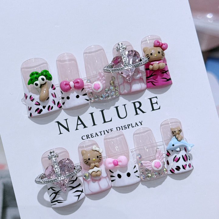 Creative 3D Nail Art Decor Set