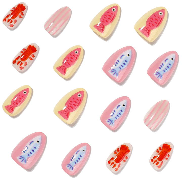 Artful Nail Art in Maritime Design Kalsten