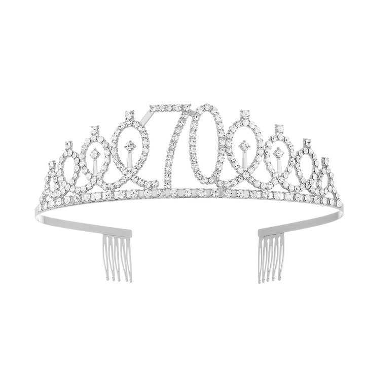 Ladies Glittering Crown with Swarovski Stones Kalsten