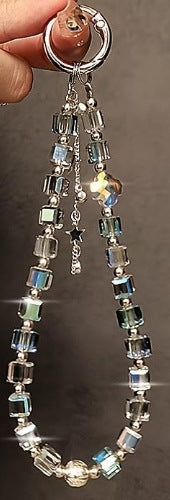 Decorative Crystal Bead Keychain Kalsten