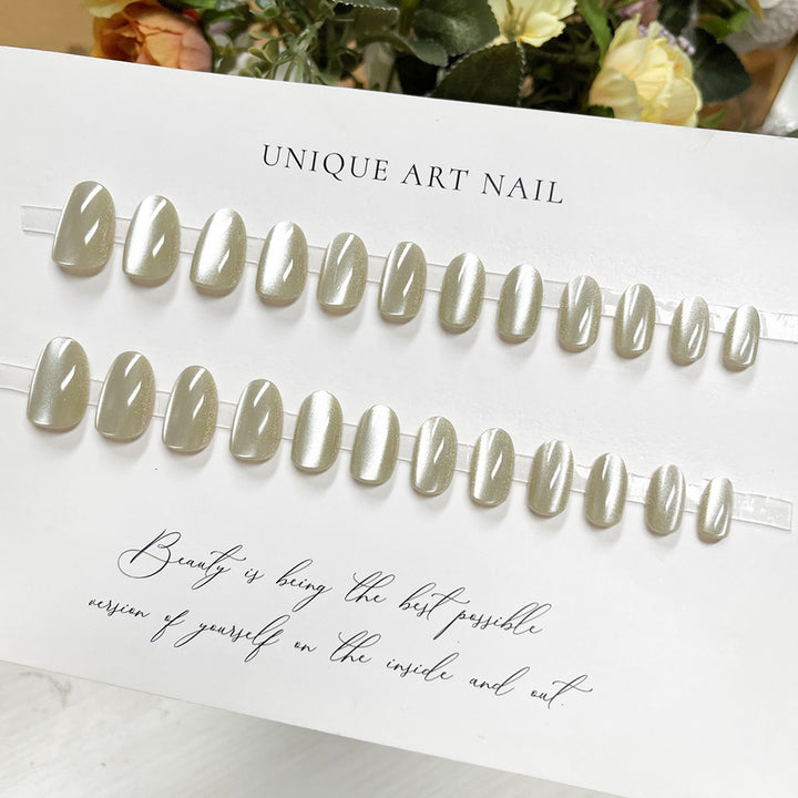 Shimmering Glitter Press-On Nail Set