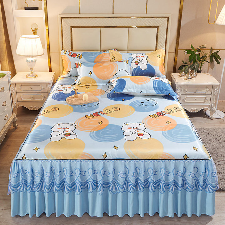 Ladies daybed cover with playful bear motif Kalsten
