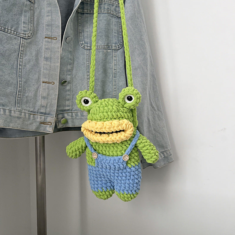 Cute Character Plush Crossbody Bag