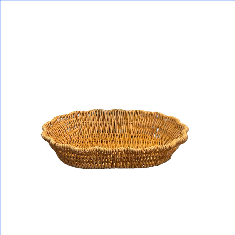 Decorative Woven Fruit Serving Bowl Kalsten
