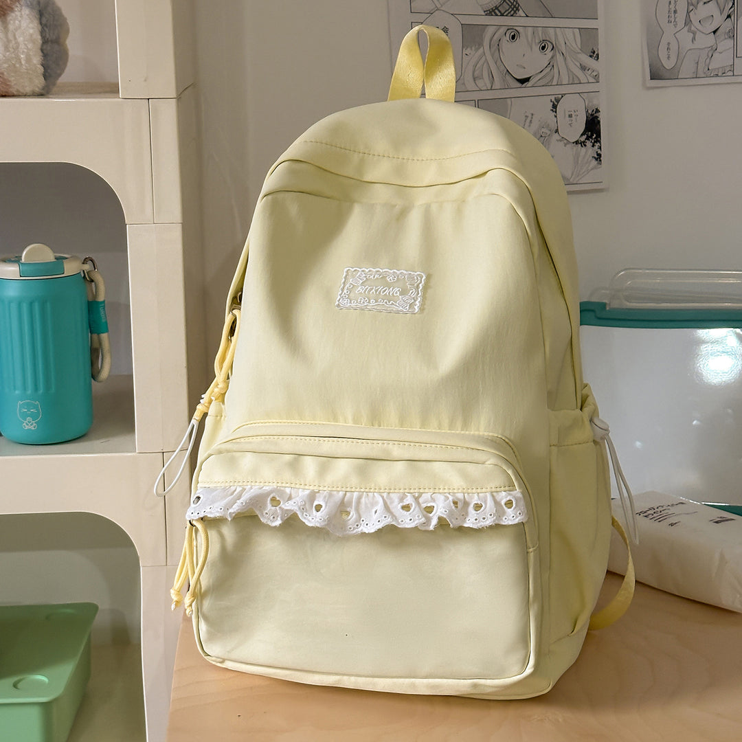 Stylish Ruffled Backpack Kalsten