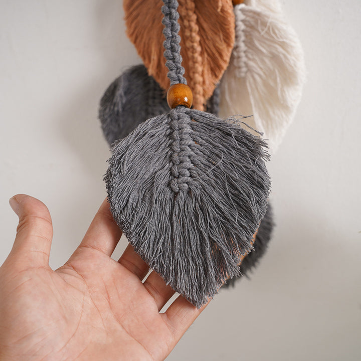 Macrame Leaf Wall Hanging Decor Kalsten