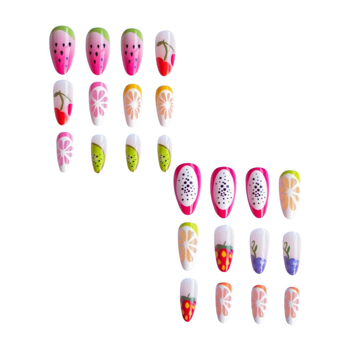 Creative Fruit-Themed Nail Art Set