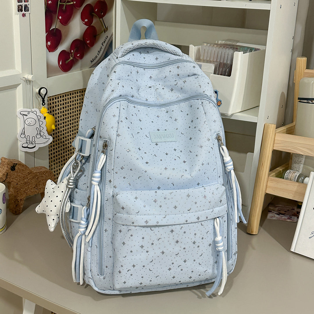 Star-Print Casual Backpack Kalsten