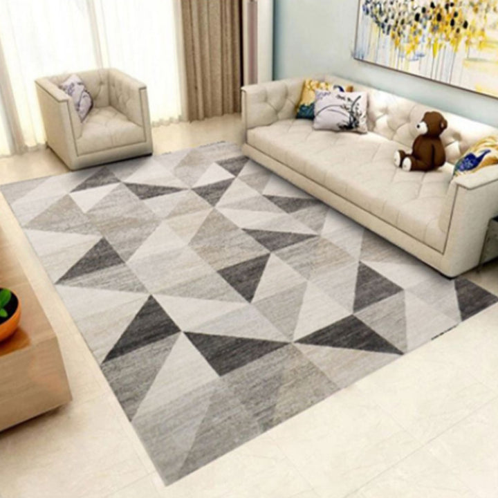 Marble-Patterned Area Rug Kalsten
