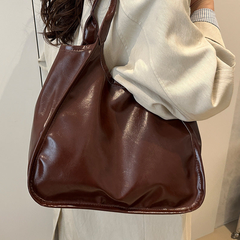 Classic Soft Leather Shoulder Bag