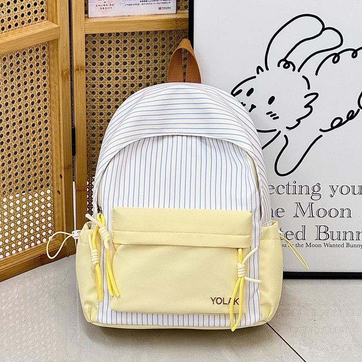 Trendy Striped Casual Backpack Kalsten