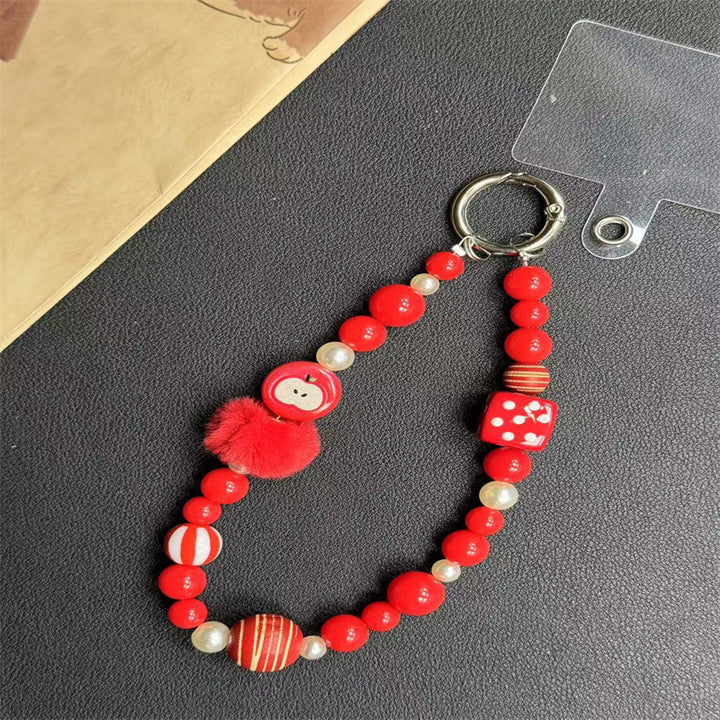 Beaded Character Keychain Holder Kalsten