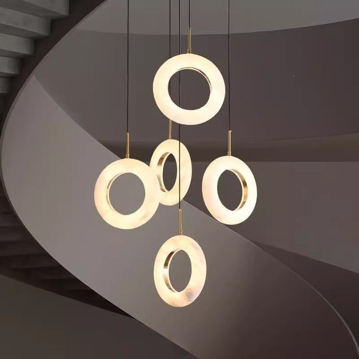 Modern Circular Suspension Chandelier