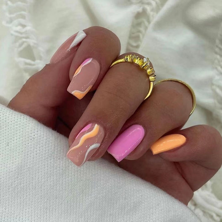 Artful nail art with modern gradients and creative designs Kalsten