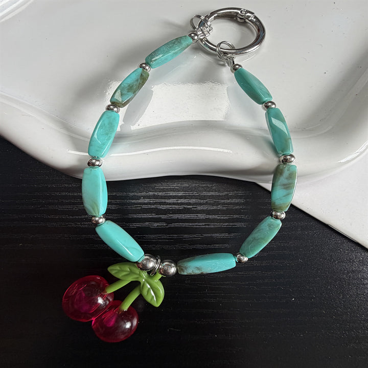 Charming Cherry Pendant Bracelet Kalsten