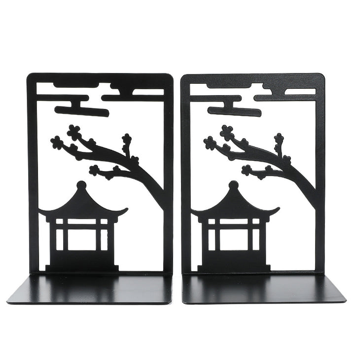 Artistic Deer-Themed Metal Bookends