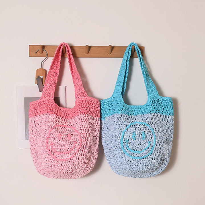 Hand-knotted shopping bag with casual design Kalsten
